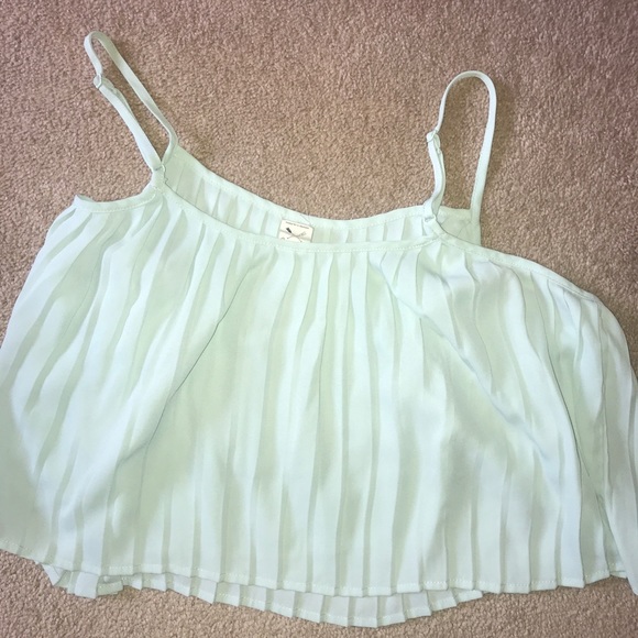 Light blue/Teal, crop top/tank top from LA Hearts - Picture 2 of 2